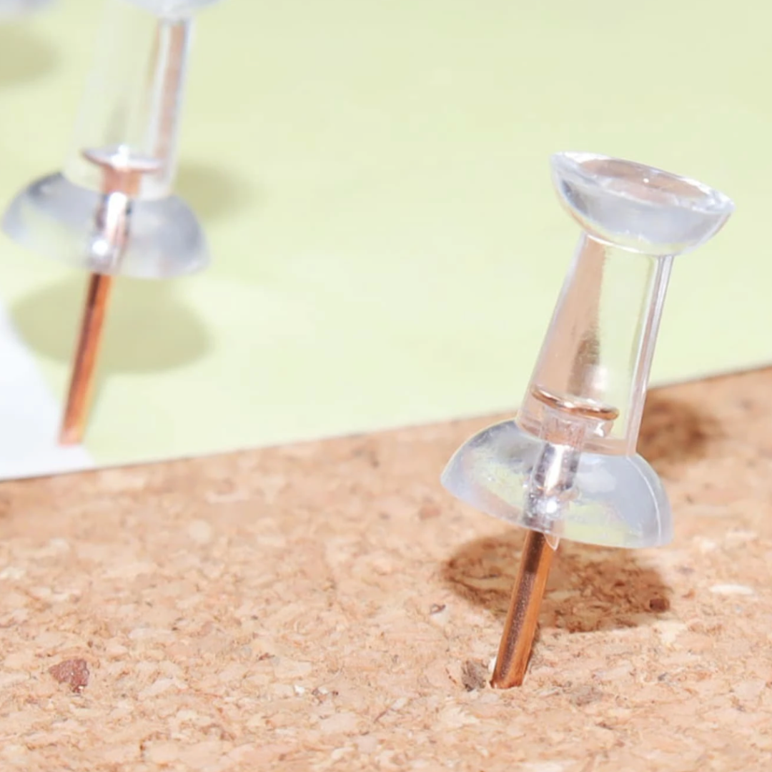 Rose Gold desk accessories Pins & Clips