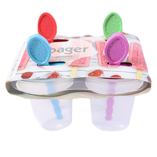 Ice Lolly Mold For Freezing 4 Pcs