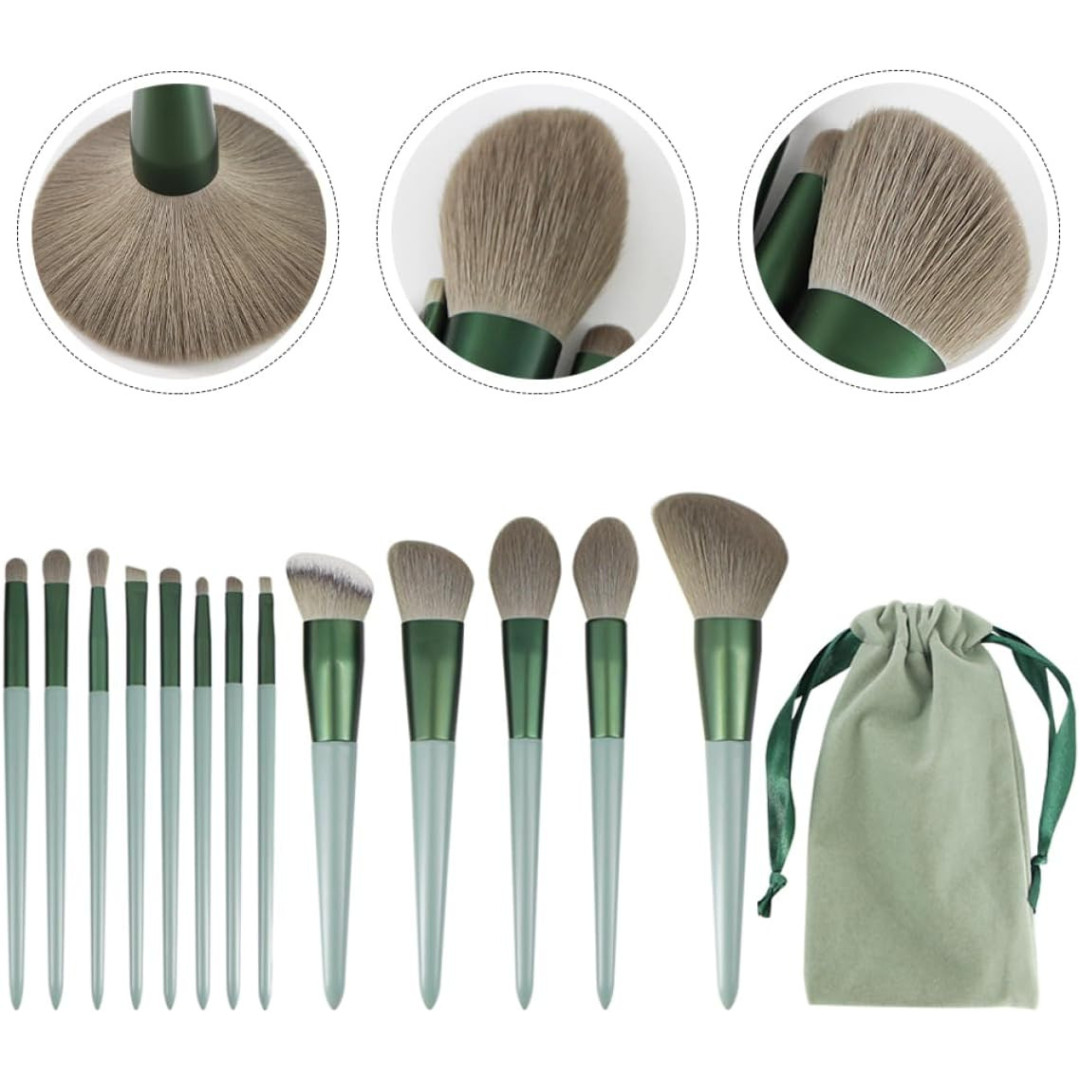 13 pcs Makeup Brushes + FREE Case