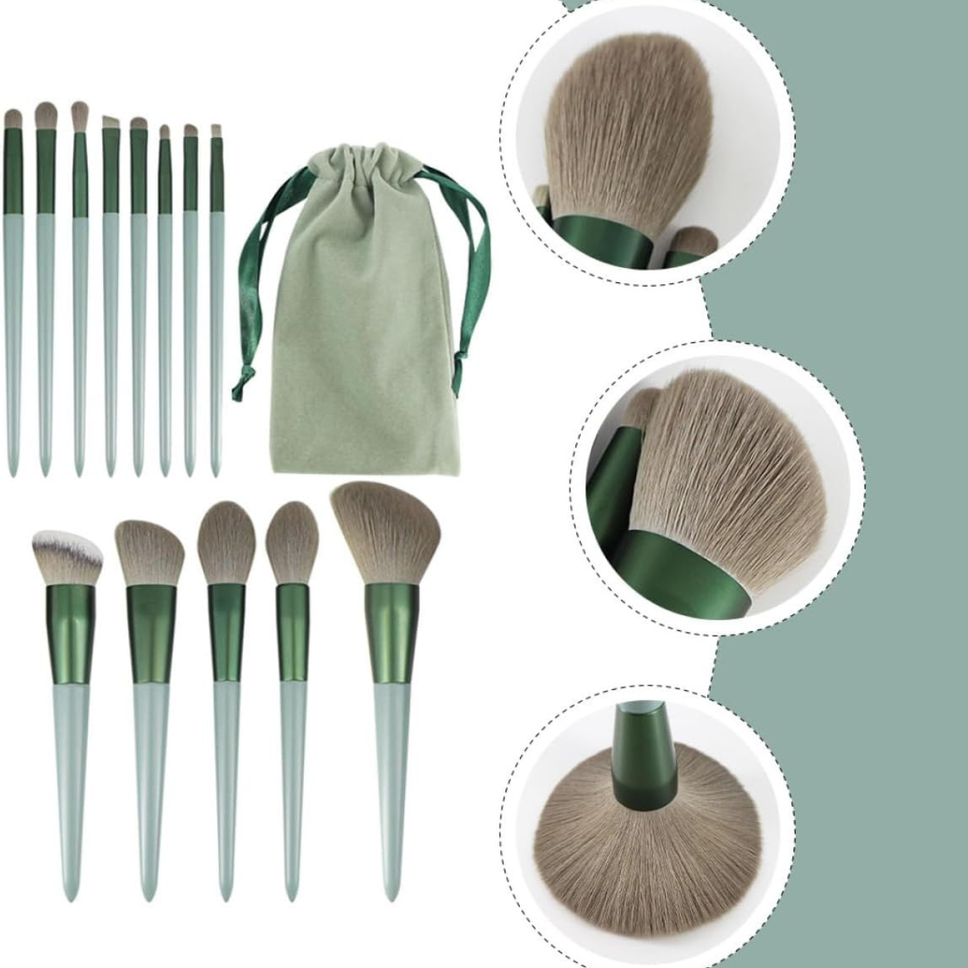 13 pcs Makeup Brushes + FREE Case