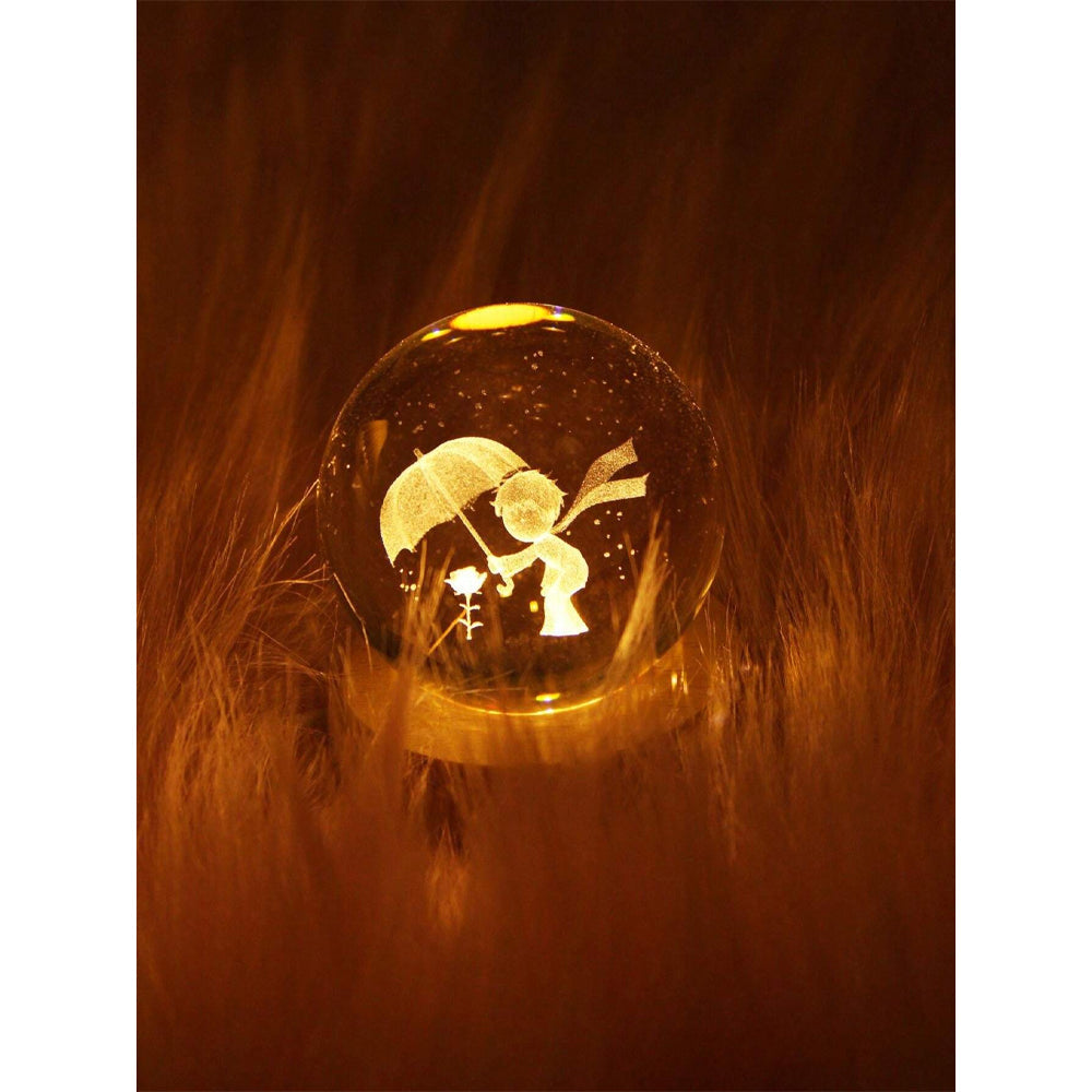 The Little Prince Crystal Ball With Lights