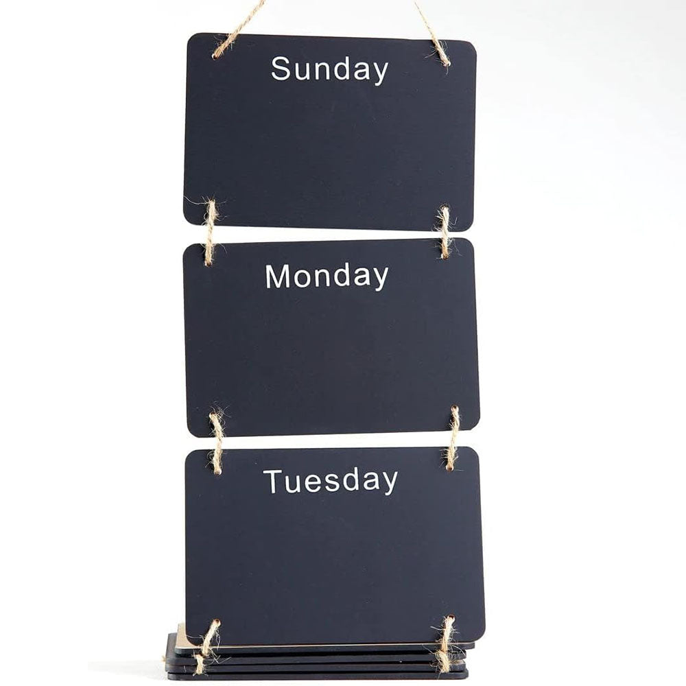 Hanging Wooden Week Planner