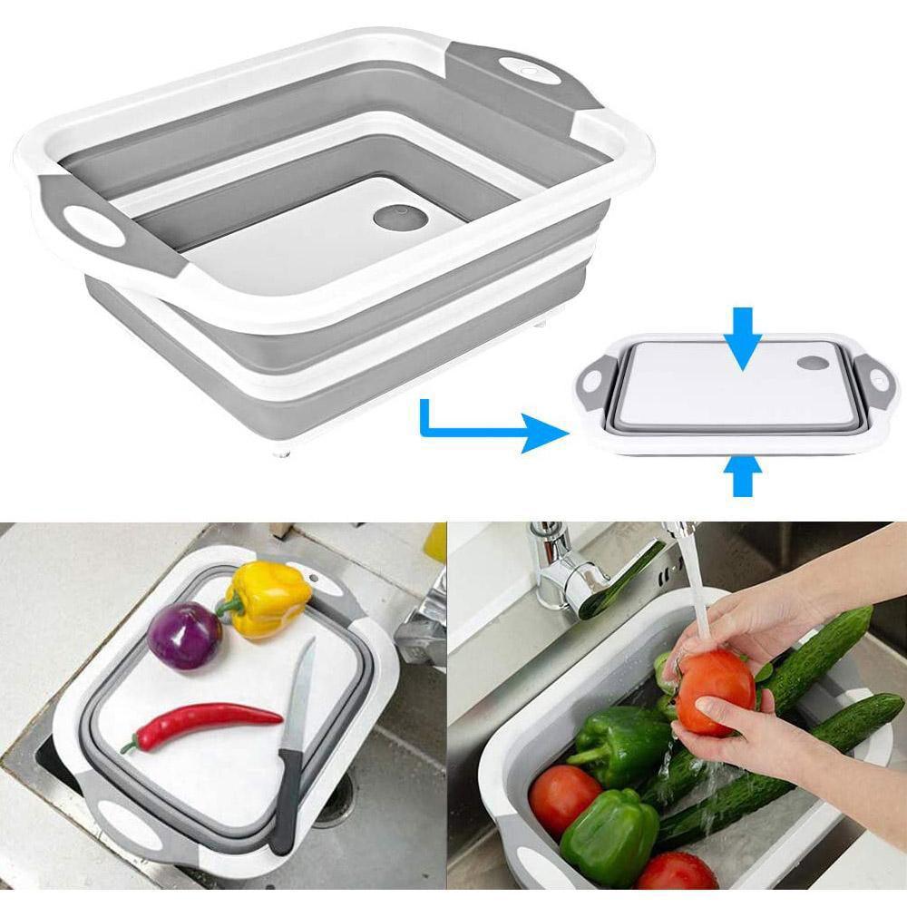 Plastic-Silicone Dish Tub