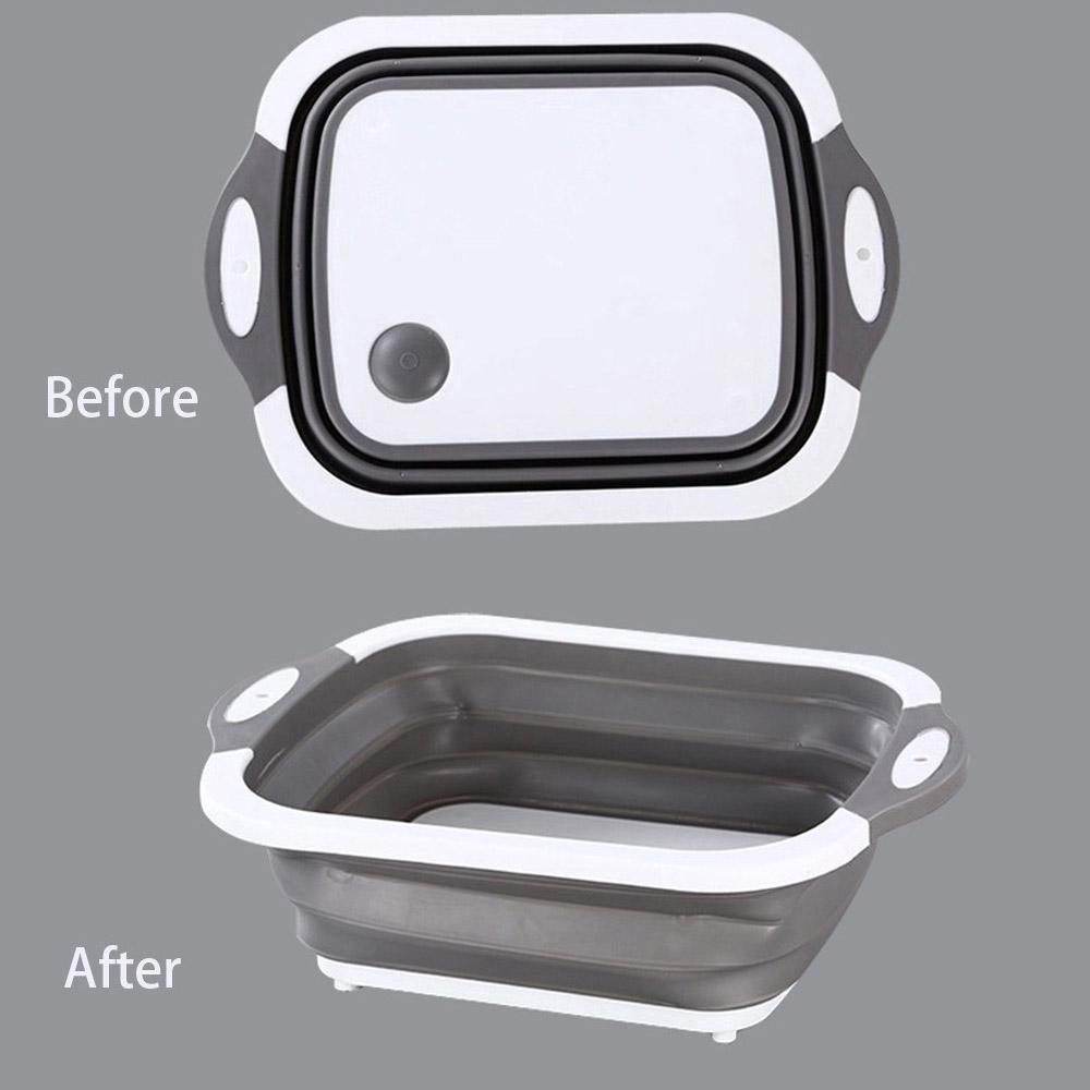 Plastic-Silicone Dish Tub