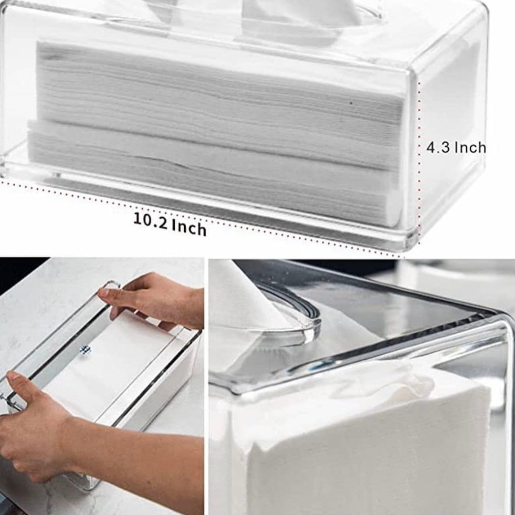 Transparent Tissue box