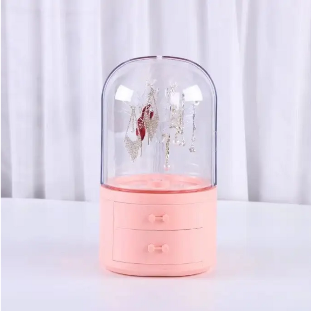 Pink Jewelry Storage Organizer