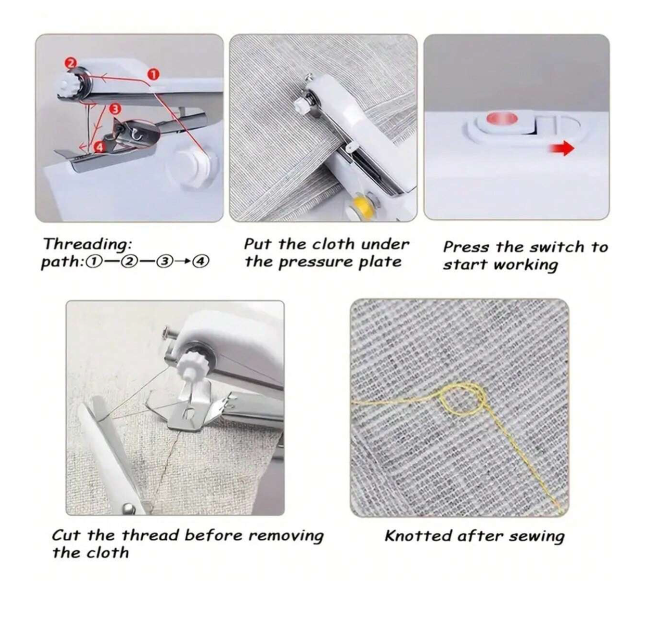 Mini Handheld Sewing Machine