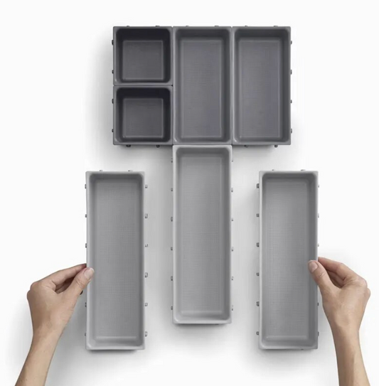 Set of 7 pieces drawer organizers