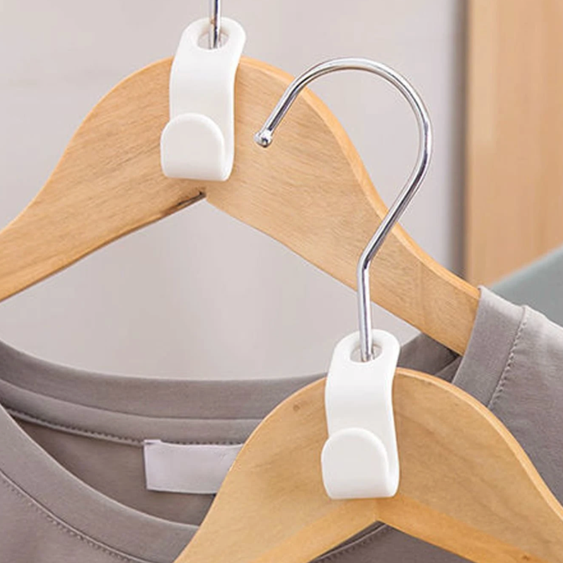 Mini Clothes Hanger Connector 2 pcs