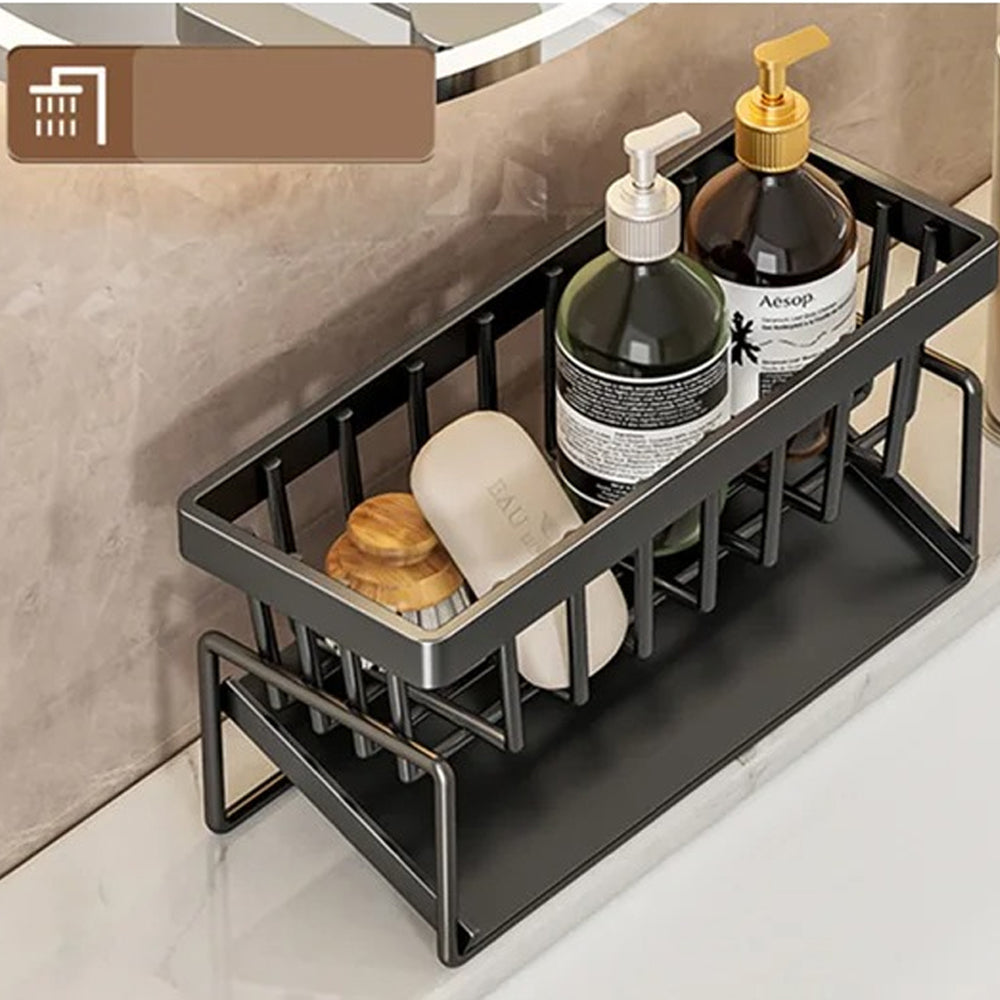 Stainless Steel Kitchen Drain Rack Sponge Organizer