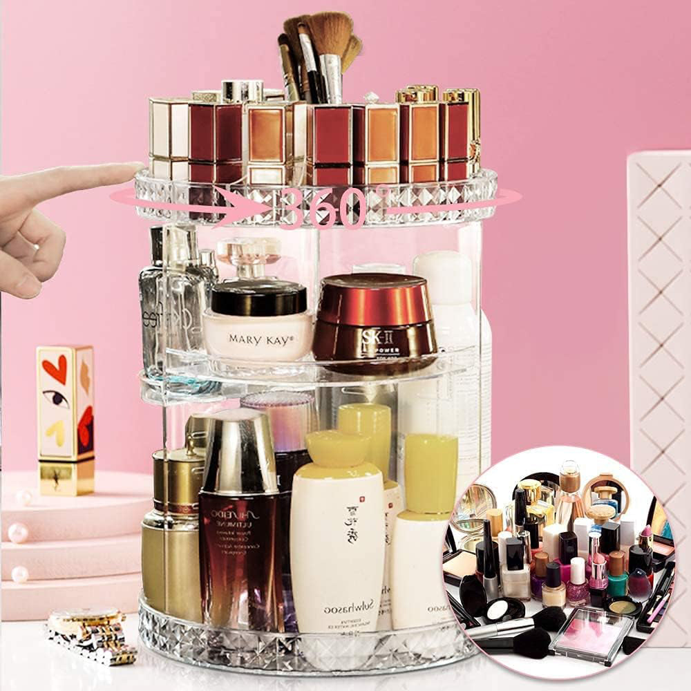 360 Degree Rotating Cosmetic Organizer