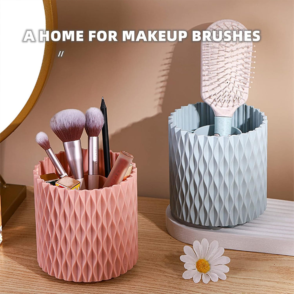 Rotatable Makeup Brush Holder Storage Organizer