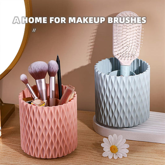 Rotatable Makeup Brush Holder Storage Organizer