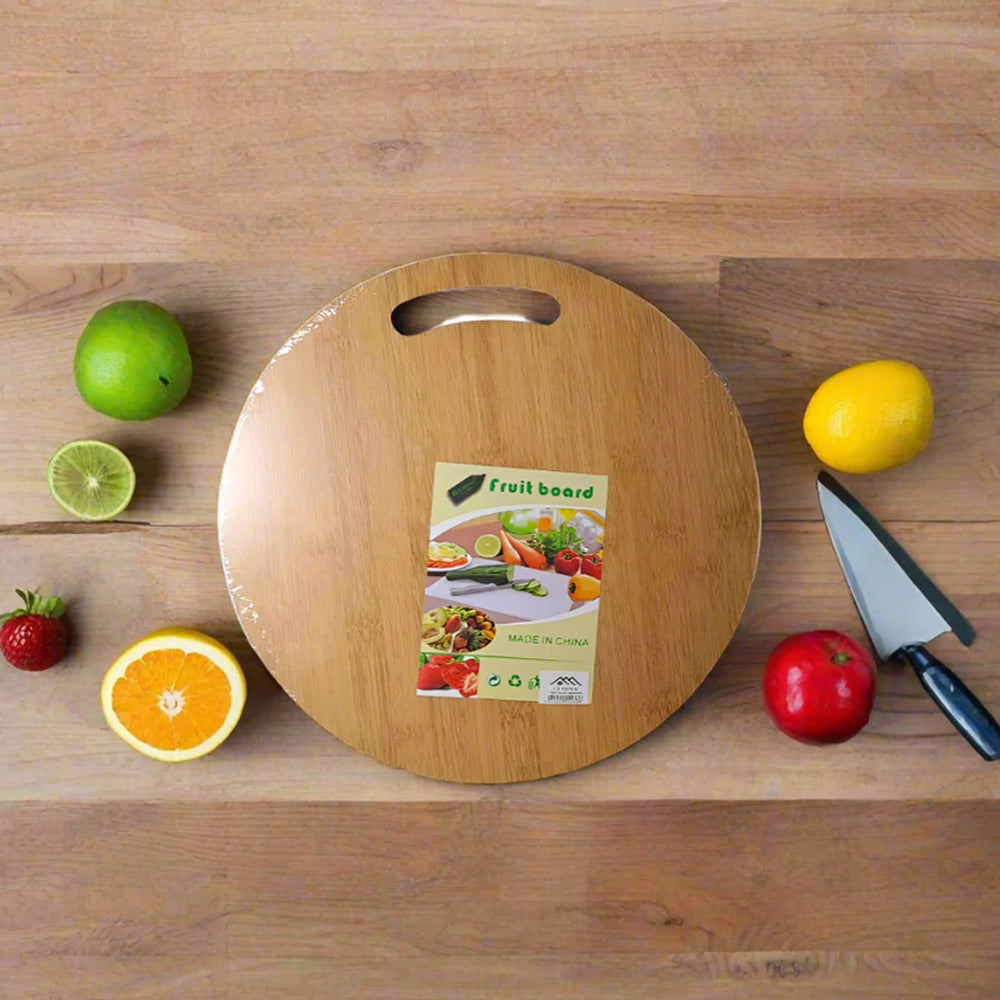 Bamboo Wood Round Cutting Board