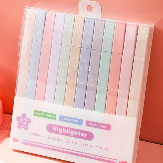 Set Of 12 Colors Highlighter