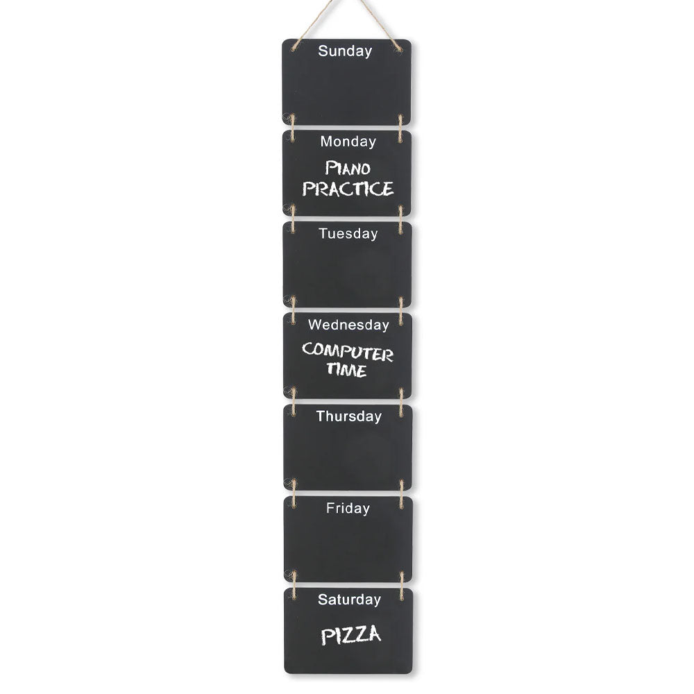 Hanging Wooden Week Planner