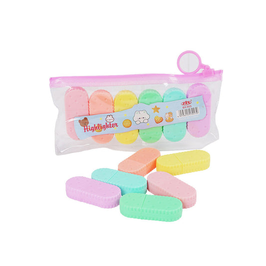 6 mini highlighters