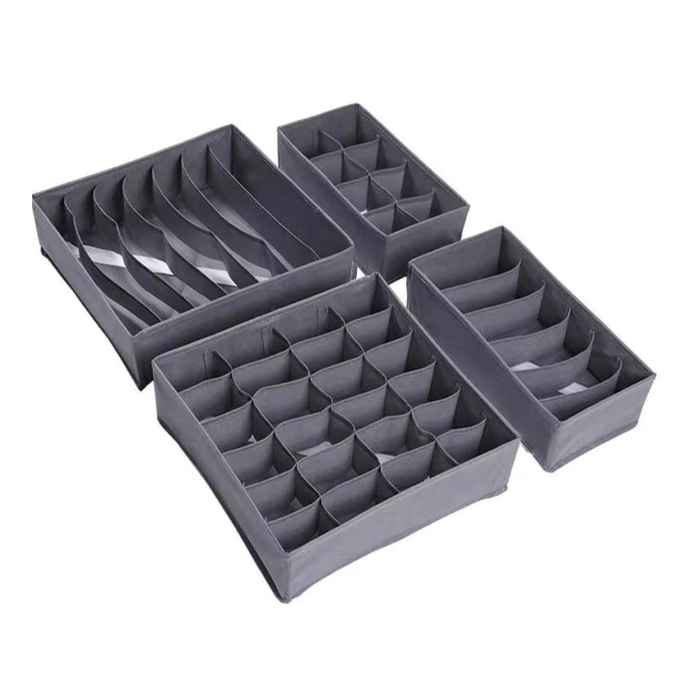 Set Of 4 Storage Boxes Organizer