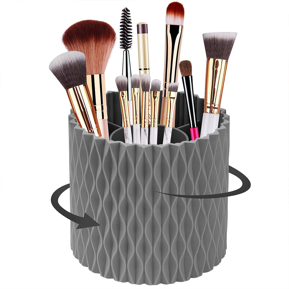 Rotatable Makeup Brush Holder Storage Organizer