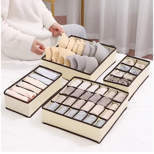 Set Of 4 Storage Boxes Organizer