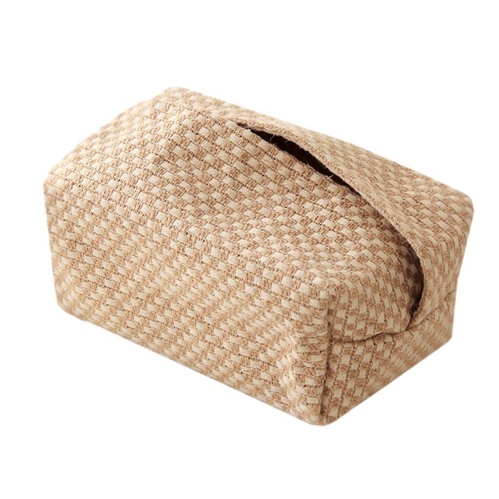 Lattice Linen Tissue Box