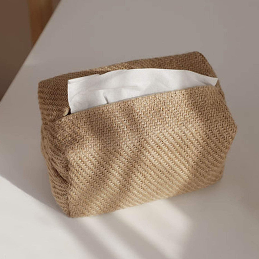 Lattice Linen Tissue Box