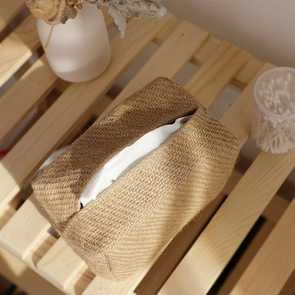 Lattice Linen Tissue Box